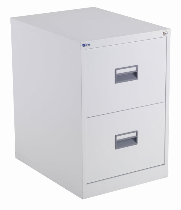 Talos Tc Steel 2 Drawer Filing Cabinet White