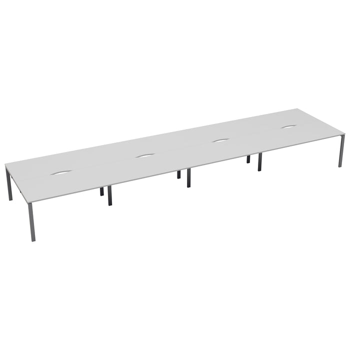 Cb 8 Person Bench With Cut Out 1200 X 800 White White