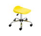 Titan Swivel Senior Stool Yellow Castors