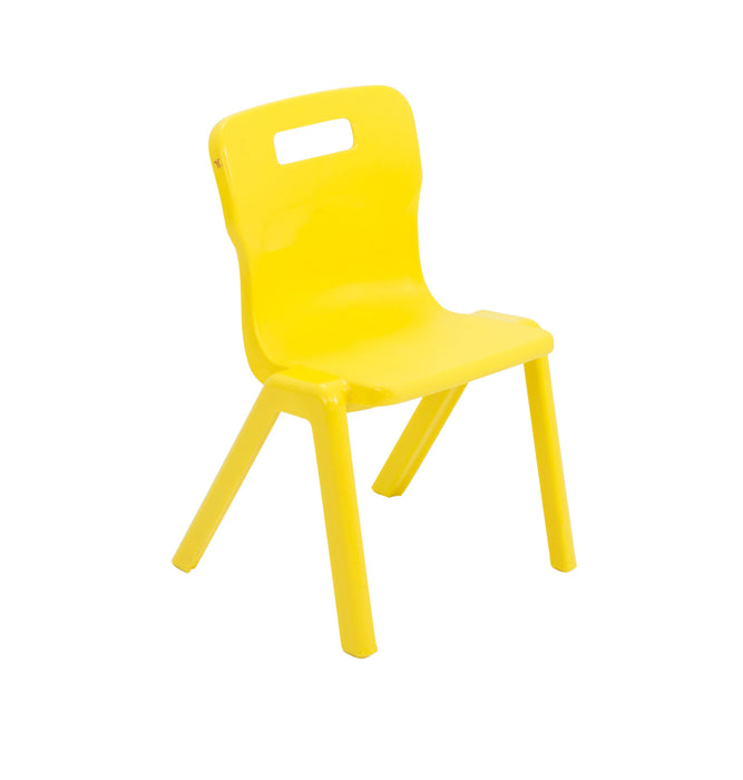 Titan One Piece Size 2 Chair Yellow