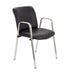 Pavillion Leather Armchair With Chrome Frame Default Title