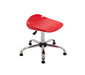 Titan Swivel Senior Stool Red Glides