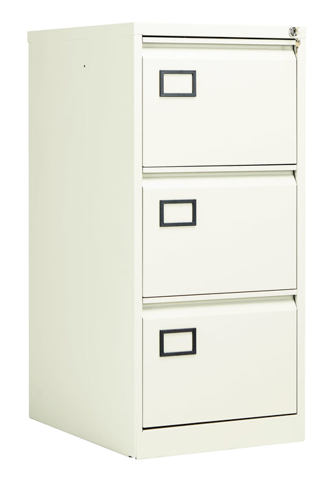 Bisley 3 Drawer Contract Steel Filing Cabinet Chalk