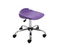 Titan Swivel Senior Stool Purple Castors