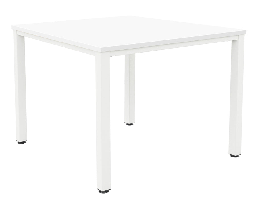 Fraction Infinity Meeting Table 140 X 140 White White Legs