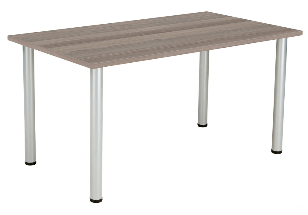 One Fraction Plus Rectangular Meeting Table 1480 Grey Oak