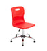 Titan Swivel Senior Chair Red Glides