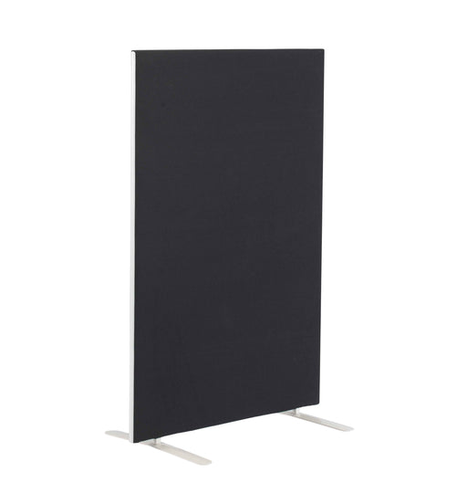 Magnum Straight Upholstered Floor Standing Screen 1200 (W) X 1600 (H) Black