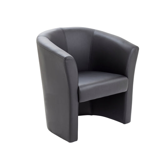 Tub Armchair Leather Look Default Title