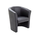 Tub Armchair Leather Look Default Title