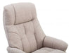 Teknik Denver Recliner Oatmeal Fabric with Swivel Recline Function Stylish Natural Wood Five Star Base and Matching Footstool - image 7