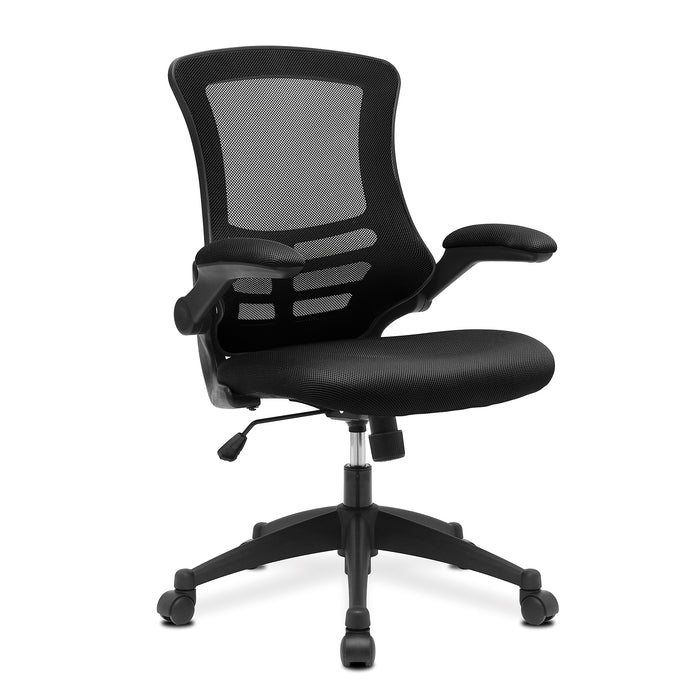 Designer High Back Mesh Chair with Folding Arms