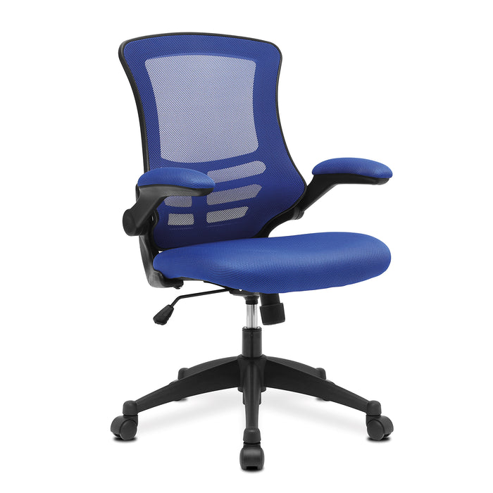 Designer High Back Mesh Chair with Folding Arms