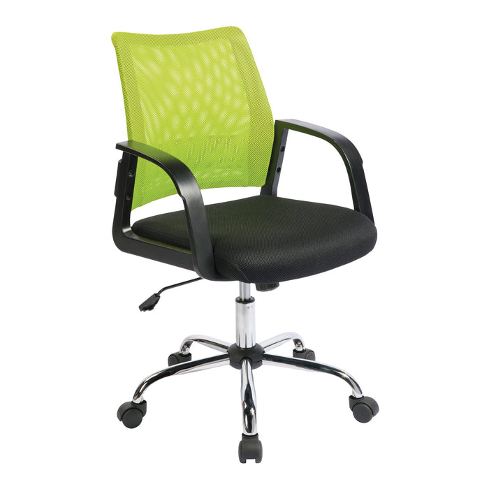 Medium Mesh Back Task Operator Armchair with Chrome Base