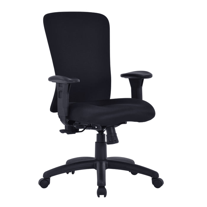 Bariatric Task/Manager Chair with Integrated Lumbar Support - Black