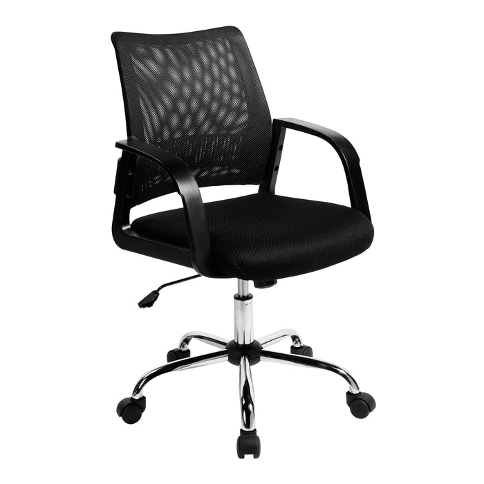 Medium Mesh Back Task Operator Armchair with Chrome Base