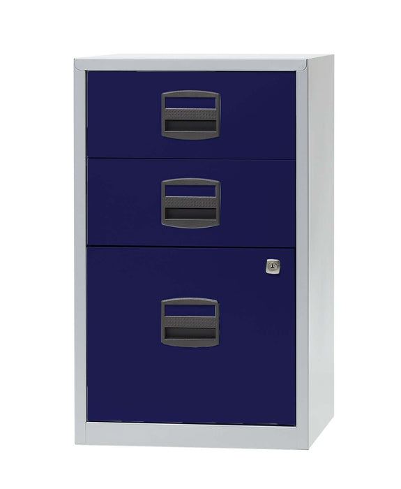 Bisley A4 Non Mobile Home Filer Grey And Blue