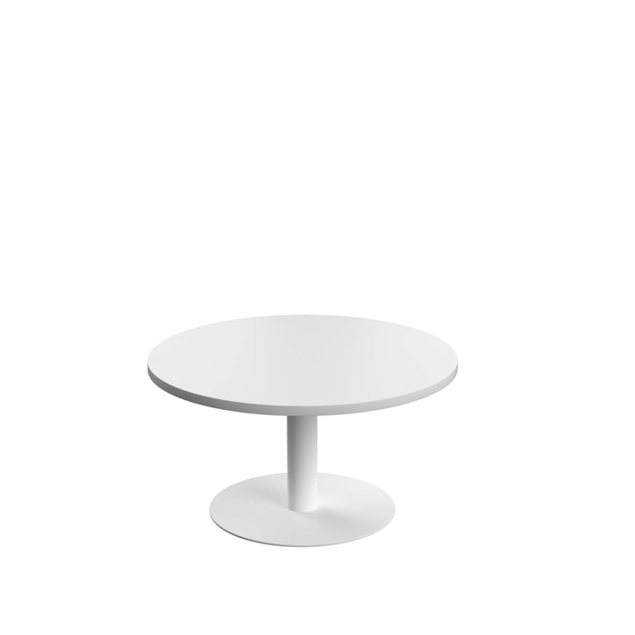 Contract Low Table White With White Leg 800Mm