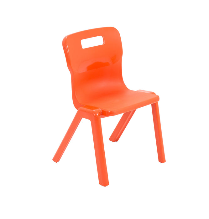 Titan One Piece Size 2 Chair Orange