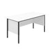 Eco 18 Rectangular Desk 1200 X 750 White With Black Frame