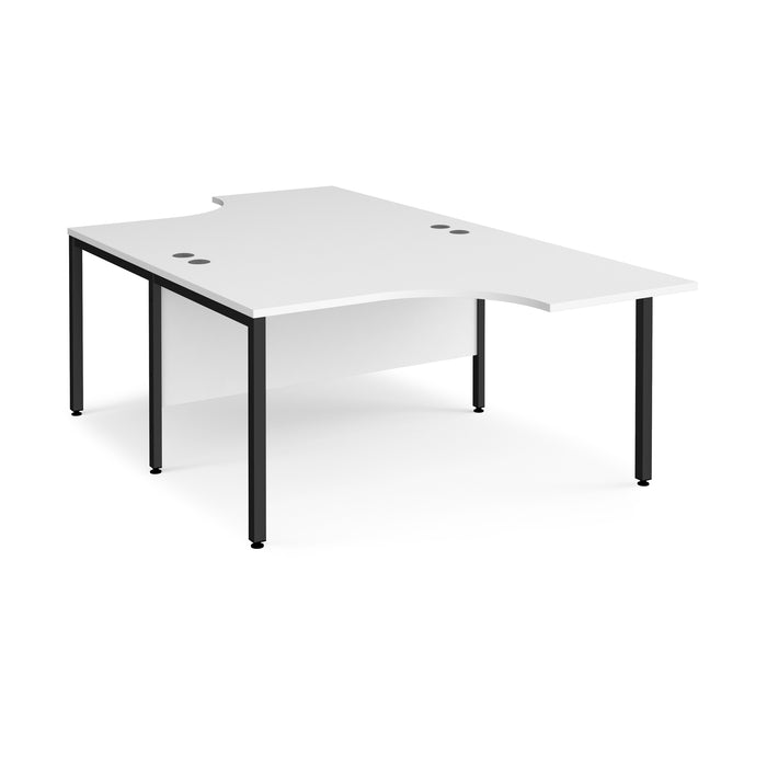 Maestro 25 back to back ergonomic desk with bench leg frame