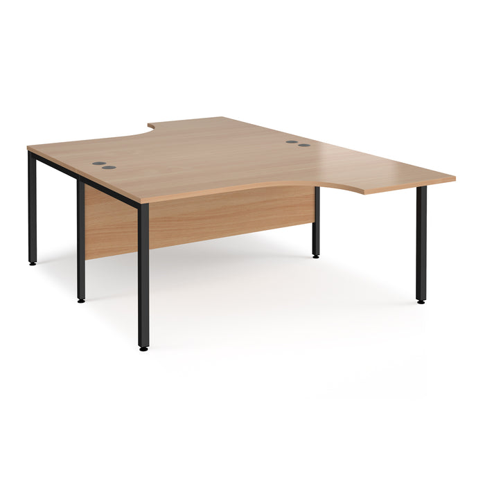 Maestro 25 back to back ergonomic desk with bench leg frame