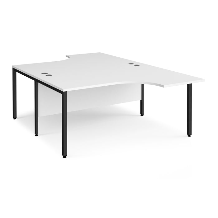 Maestro 25 back to back ergonomic desk with bench leg frame