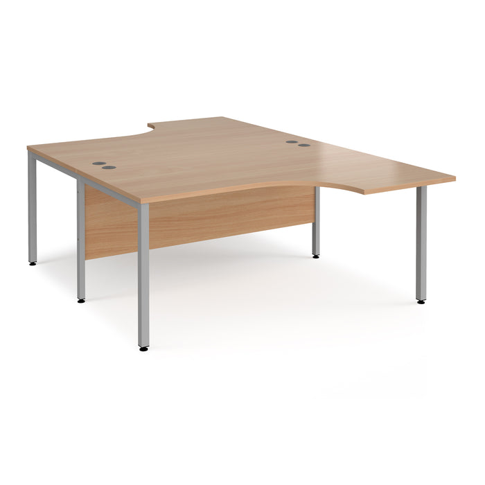 Maestro 25 back to back ergonomic desk with bench leg frame