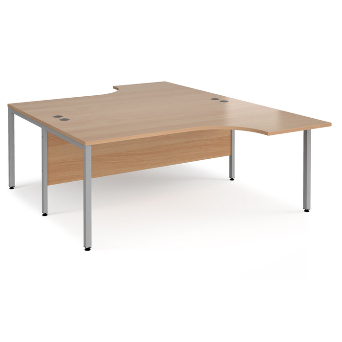 Maestro 25 back to back ergonomic desk with bench leg frame