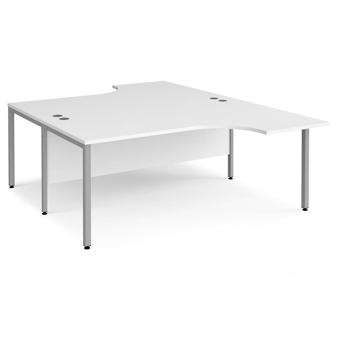 Maestro 25 back to back ergonomic desk with bench leg frame