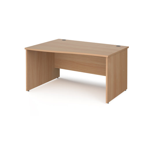 Maestro 25 - Panel End Leg Left Hand Wave Desk.