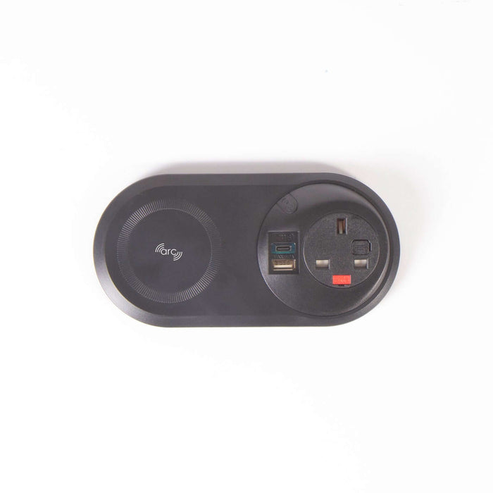 Plugin Power Module Unit Wireless & plug in power module — UK Office Furniture
