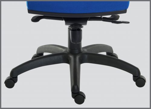 Teknik Ergo Plus Blue Fabric 24 Hour Operator Chair Standard Black Nylon Base Rated up to 24 Stone Optional Arm Rests - image 16