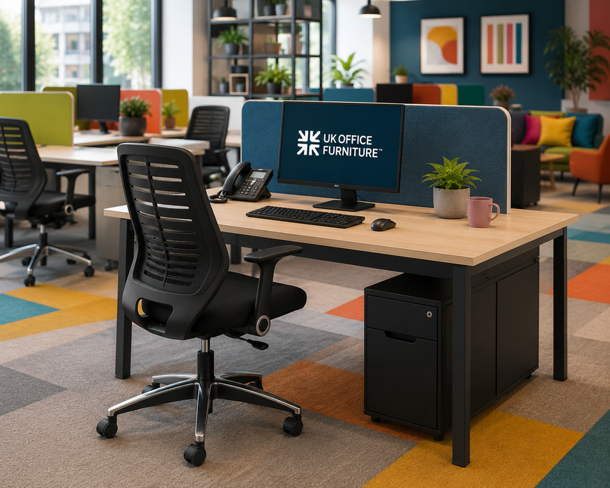 OE - Relay Medium Mesh Back Task Operator Office Chair with Arms