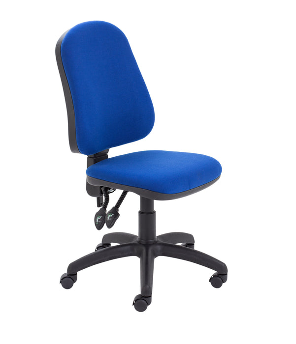 Calypso 2 High Back Operator Chair Royal Blue No Arms 