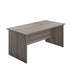 Panel Rectangular Desk 1400 X 800 Grey Oak 3 Drawer Pedestal
