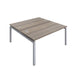 Telescopic 2 Person Grey Oak Bench With Cable Port 1200 X 600 White 