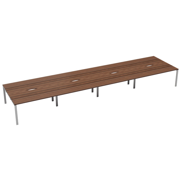 Cb 8 Person Bench With Cut Out 1400 X 800 Dark Walnut Black