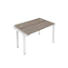 Cb 1 Person Extension Bench With Cable Port 1400 X 800 Grey Oak Black