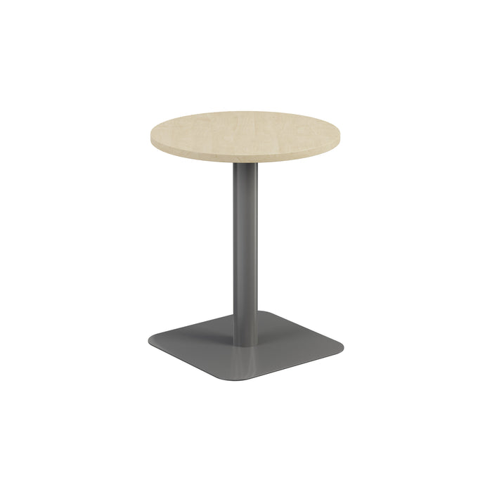 Contract Mid Table Maple With Grey Leg 600Mm 