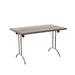 One Union Rectangular Folding Table 1200 X 700 Silver Grey Oak