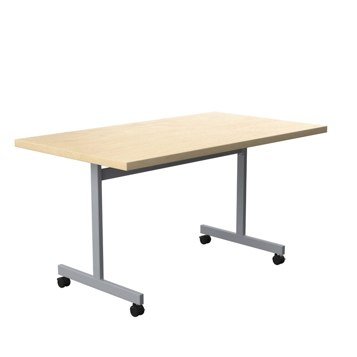One Eighty Tilting Rectangular Table 1400 X 800 Maple 