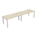 Cb 2 Person Single Bench With Cut Out 1400 X 800 Maple Black