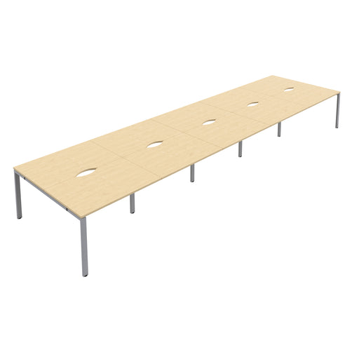 Cb 10 Person Bench With Cut Out 1200 X 800 Beech Black