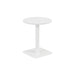 Contract Mid Table White With White Leg 600Mm 