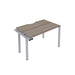 Cb 1 Person Extension Bench With Cut Out 1200 X 800 Grey Oak Black