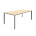 Fraction Infinity Meeting Table 240 X 120 Maple Silver Legs