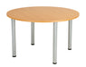 One Fraction Plus Circular Meeting Table 1200 Beech 