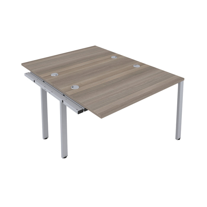 Cb 2 Person Extension Bench With Cable Port 1400 X 800 Grey Oak Black