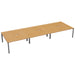 Cb 6 Person Bench With Cut Out 1200 X 800 Beech Black